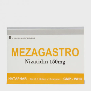 Viên nang Mezagastro trị viêm loét dạ dày, trào ngược dạ dày thực quản (3 vỉ x 10 viên)