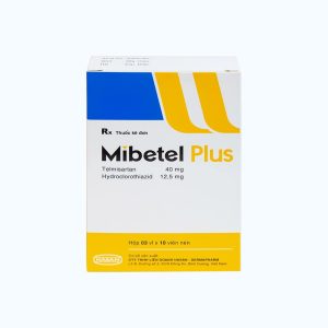 Viên nén Mibetel Plus Hasan 40mg/12.5mg điều trị tăng huyết áp (3 vỉ x 10 viên)