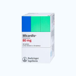 Viên nén Micardis 80mg Boehringer điều trị tăng huyết áp vô căn (3 vỉ x 10 viên)