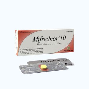 Viên nén Mifrednor 10mg ngừa thai khẩn cấp 120 giờ (1 vỉ x 1 viên)
