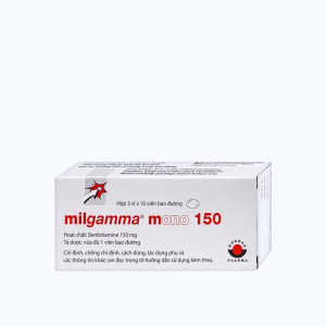 Viên nén bao đường Milgamma mono 150 điều trị viêm đa dây thần kinh (3 vỉ x10 viên)