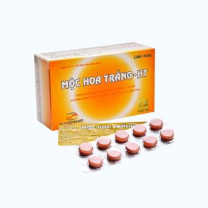 Viên nén Mộc Hoa Trắng trị lỵ trực khuẩn, lỵ amip, viêm ruột, tiêu chảy (10 vỉ x 10 viên)