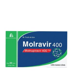 Viên nang cứng Molravir 400mg điều trị Covid-19 nhẹ đến trung bình (2 vỉ x 10 viên)
