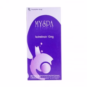 Viên nang Myspa 10mg điều trị các dạng mụn trứng cá nặng (3 vỉ X 10 viên)
