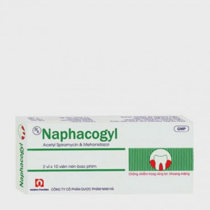 Viên nén Naphacogyl phòng ngừa và điều trị nhiễm trùng răng miệng (2 vỉ x 10 viên)