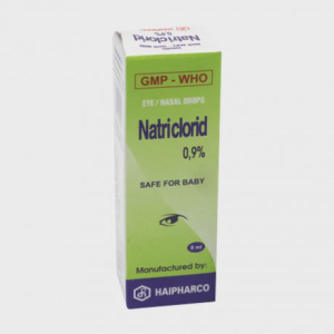 Dung dịch nhỏ mũi Natri clorid 0,9% 10ml Quang Binh hỗ trợ điều trị sổ mũi, nghẹt mũi (chai 10ml)