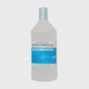 Dung dịch dùng ngoài Natri clorid 0.9% trị tiêu đờm, bổ phế, sát trùng họng (chai 1000ml)