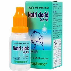 Natri Clorid Drop 0.9% 10ML Traphaco – Nhỏ mắt mũi, vệ sinh an toàn