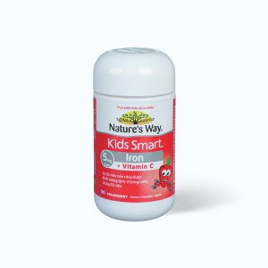 Viên nhai NATURE'S WAY Kids Smart hỗ trợ bổ sung sắt & vitamin C cho trẻ (Hộp 50 viên)