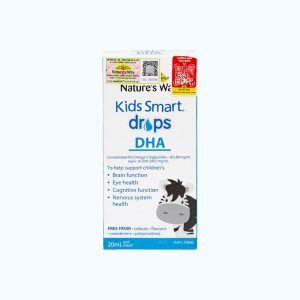Siro NATURE'S WAY Kids Smart DROPS - DHA thúc đẩy sự phát triển của não bộ và hệ thần kinh ở trẻ nhỏ (Chai 20ml)