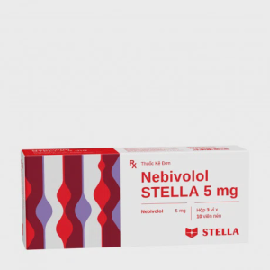 Viên nén Nebivolol STELLA 5mg điều trị tăng huyết áp (3 vỉ x 10 viên)