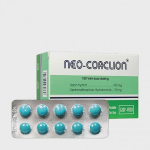 Viên nén bao đường Neo corclion trị ho, tiêu đờm, viêm họng, viêm phế quản (10 vỉ x 10 viên)