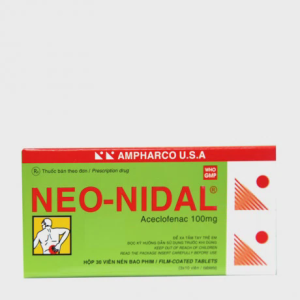 Viên nén bao phim Neo-Nidal 100mg giảm đau và giảm viêm xương khớp (3 vỉ x 10 viên)