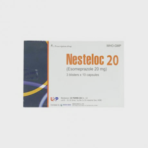 Viên nang Nesteloc 20mg Us Pharma điều trị loét dạ dày, tá tràng (3 vỉ x 10 viên)