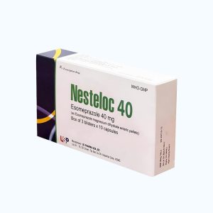 Viên nang NESTELOC 40MG điều trị viêm loét thực quản do trào ngược, tăng tiết acid (3 vỉ x 10 viên)
