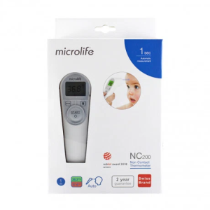 Nhiệt kế hồng ngoại đo trán MICROLIFE NC200 không cần tiếp xúc, cho kết quả sau 1 giây (hộp 1 cái)