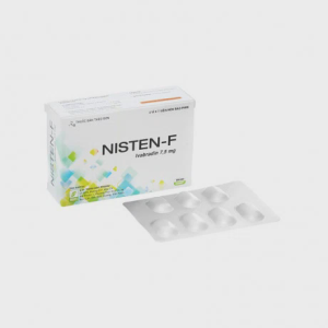 Viên nén Nisten - F 7.5mg điều trị đau thắt ngực ổn định (4 vỉ x 7 viên)