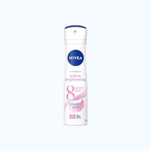 Xịt Ngăn Mùi NIVEA Extra Whitening Trắng Mịn Mờ Vết Thâm (Chai 150ml)