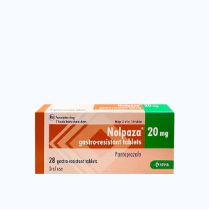 Viên nén kháng dịch dạ dày NOLPAZA 20MG viêm thực quản trào ngược (2 vỉ x 14 viên)