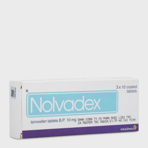 Viên nén Nolvadex 10mg điều trị ung thư vú (3 vỉ x 10 viên)