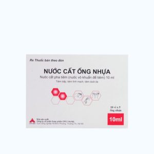 Nước cất ống nhựa CPC1 10ml (Hộp 50 ống)
