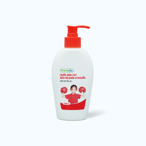 Nước rửa tay bảo vệ khỏi vi khuẩn bảo vệ tối ưu Pharmacity (Chai 200ml)
