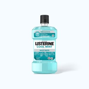 Nước Súc Miệng LISTERINE Cool Mint Zero Hơi Thở Thơm Mát, Không Cay (Chai 250ml)