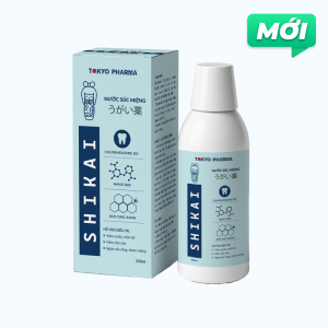 Nước súc miệng Shikai hỗ trợ nha chu & viêm nướu (250ml)