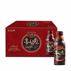 Thực phẩm bảo vệ sức khỏe NƯỚC HỒNG SÂM HONGSAMJIN GOLD (Hộp 10 Chai x 100ml)