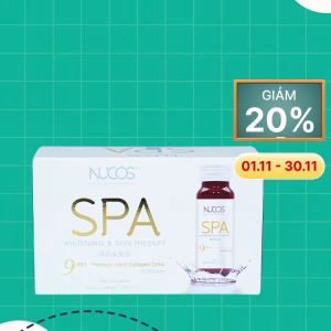Nước uống bổ sung collagen Nucos Spa 10.000 hỗ trợ tăng cường khả năng chống oxy hóa (10 chai)