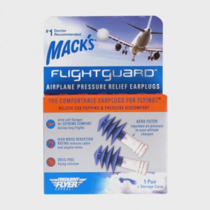 Nút bịt tai giảm áp suất khi đi máy bay Mack's (1 đôi/hộp)