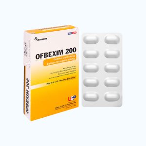 Viên nang Ofbexim 200 US Pharma USA kháng sinh điều trị nhiễm khuẩn (3 vỉ x 10 viên)