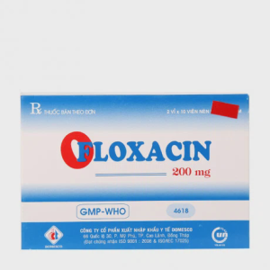 Viên nén Ofloxacin 200mg điều trị nhiễm khuẩn (2 vỉ x 10 viên)