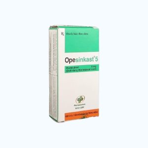 Viên nén OPESINKAST 5MG dự phòng và điều trị hen phế quản mạn tính, viêm mũi dị ứng (4 vỉ x 7 viên)