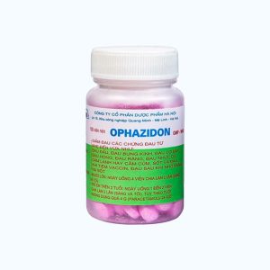 Viên nén OPHAZIDON 250mg/10mg làm giảm đau các cơn đau, hạ sốt (chai 100 viên)