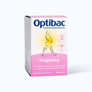 Viên uống OPTIBAC Pregnancy Probiotics bổ sung lợi khuẩn cho mẹ bầu (Hộp 30 viên)