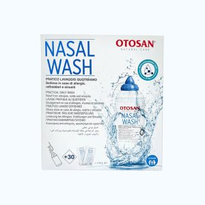 Bộ vệ sinh mũi OTOSAN Nasal Wash Kit giúp làm sạch, kháng khuẩn (1 chai rửa mũi + 30 gói muối)
