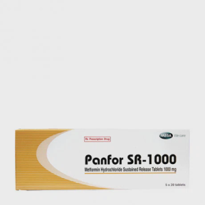 Viên giải phóng có kiểm soát Panfor SR 1000mg điều trị đái tháo đường type 2 (5 vỉ x 20 viên)