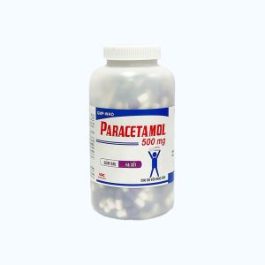 Viên nang cứng Paracetamol 500mg Pharimexco hạ sốt, giảm đau (chai 500 viên)