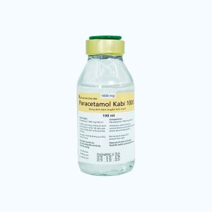 Dịch truyền Paracetamol Kabi 1000mg Fresenius Kabi điều trị ngắn hạn đau vừa và sốt (100ml)