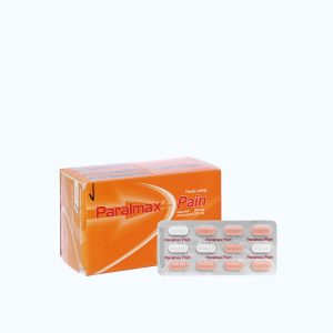 Viên nén Paralmax Pain 200mg/325mg làm giảm đau các cơn đau, hạ sốt (15 vỉ x 12 viên)