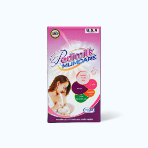 Thực phẩm bảo vệ sức khỏe Dược Nam Pedimilk hỗ trợ lợi sữa cho phụ nữ sau sinh (Hộp 30 viên)