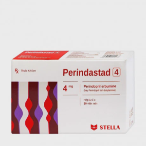 Viên nén Perindastad 4 điều trị tăng huyết áp, suy tim (1 vỉ x 30 viên)
