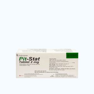 Viên nén Pit-Stat 2mg điều trị tăng cholesterol máu, giảm mỡ máu (1 vỉ x 10 viên)
