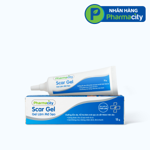 Gel làm mờ sẹo Pharmacity Scar Gel (Tuýp 15g)