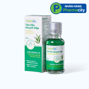 Tinh dầu khuynh diệp Pharmacity làm dịu vết côn trùng đốt, làm ấm vùng da (Chai 20ml)