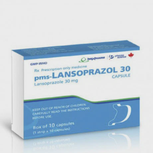 Viên nang Pms-Lansoprazol 30mg điều trị viêm loét dạ dày tá tràng (1 vỉ x 10 viên)