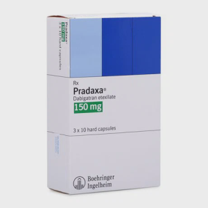 Viên nang Pradaxa 150mg phòng ngừa tai biến, đột quỵ, trị huyết khối tĩnh mạch sâu (3 vỉ x 10 viên)