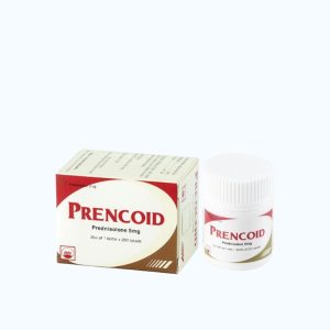 Viên nang Prencoid 5mg điều trị viêm thấp khớp, hen suyễn, lupus ban đỏ hệ thống (chai 200 viên)