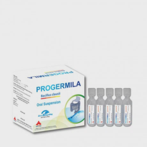 Hỗn dịch uống Progermila điều trị và phòng ngừa rối loạn vi khuẩn đường ruột (4 vỉ x 5 ống)
